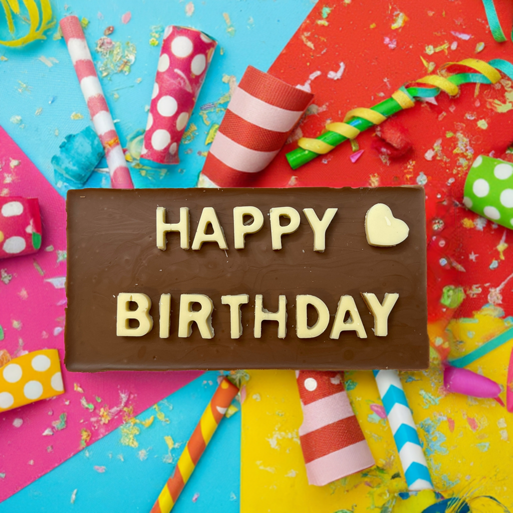 Birthday Edition Pistachio Viral Dubai Chocolate Bar 200g