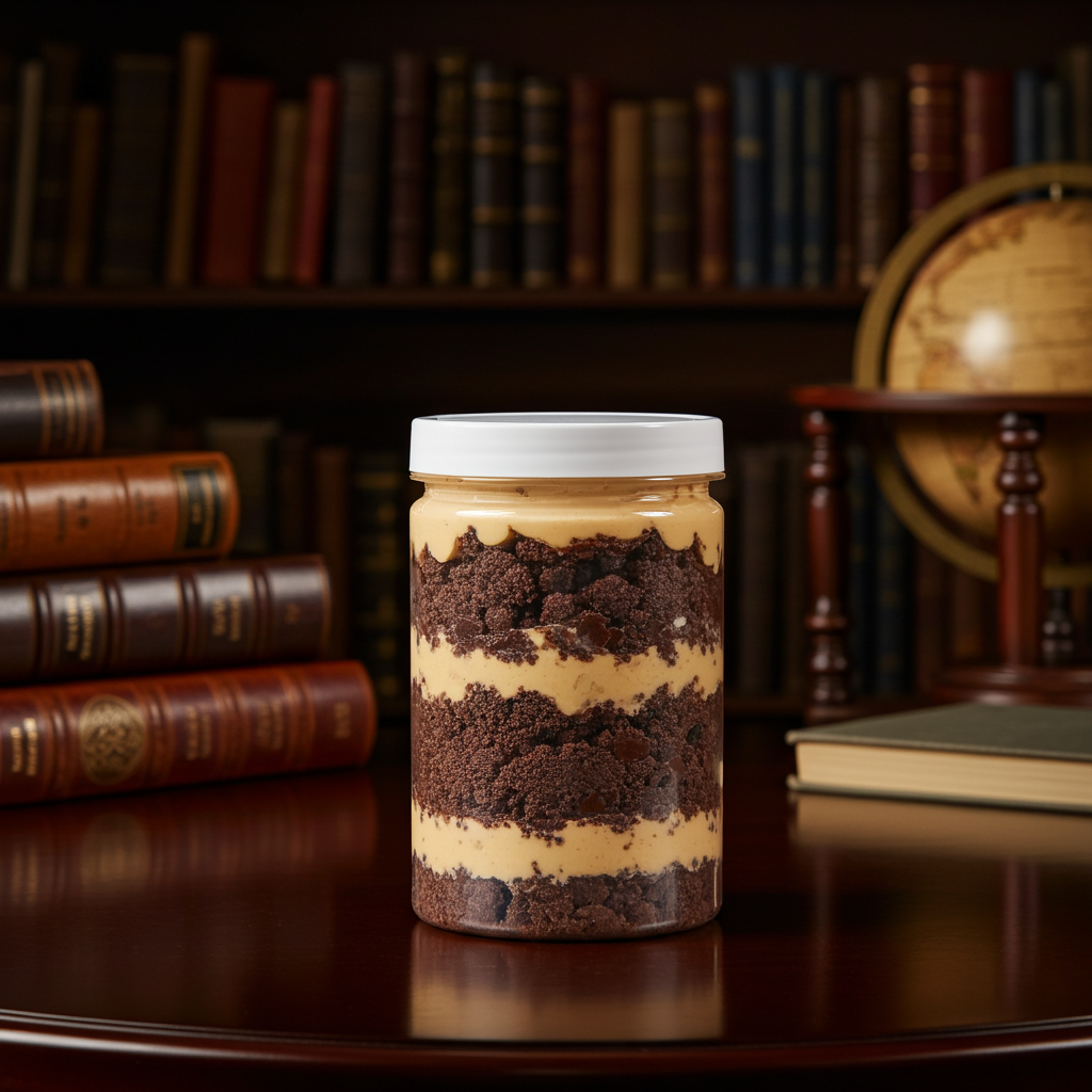 Kinder Brownie Cake Jar
